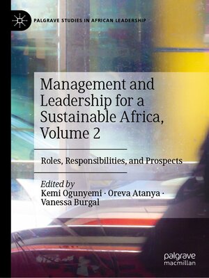 cover image of Management and Leadership for a Sustainable Africa, Volume 2